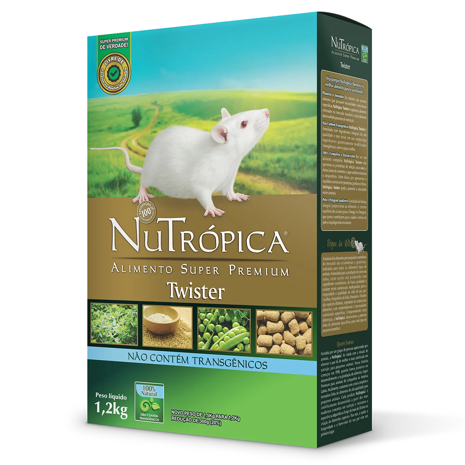 Ração Extrusada Nutrópica para Twister - 1,2kg