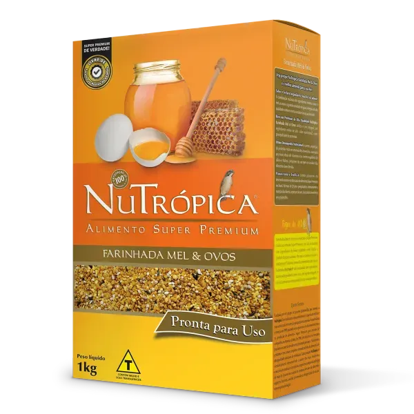 Ração Nutrópica Farinhada Mel e Ovos 1 kg