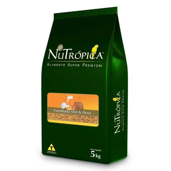 Ração Nutrópica Farinhada Mel e Ovos 5 kg