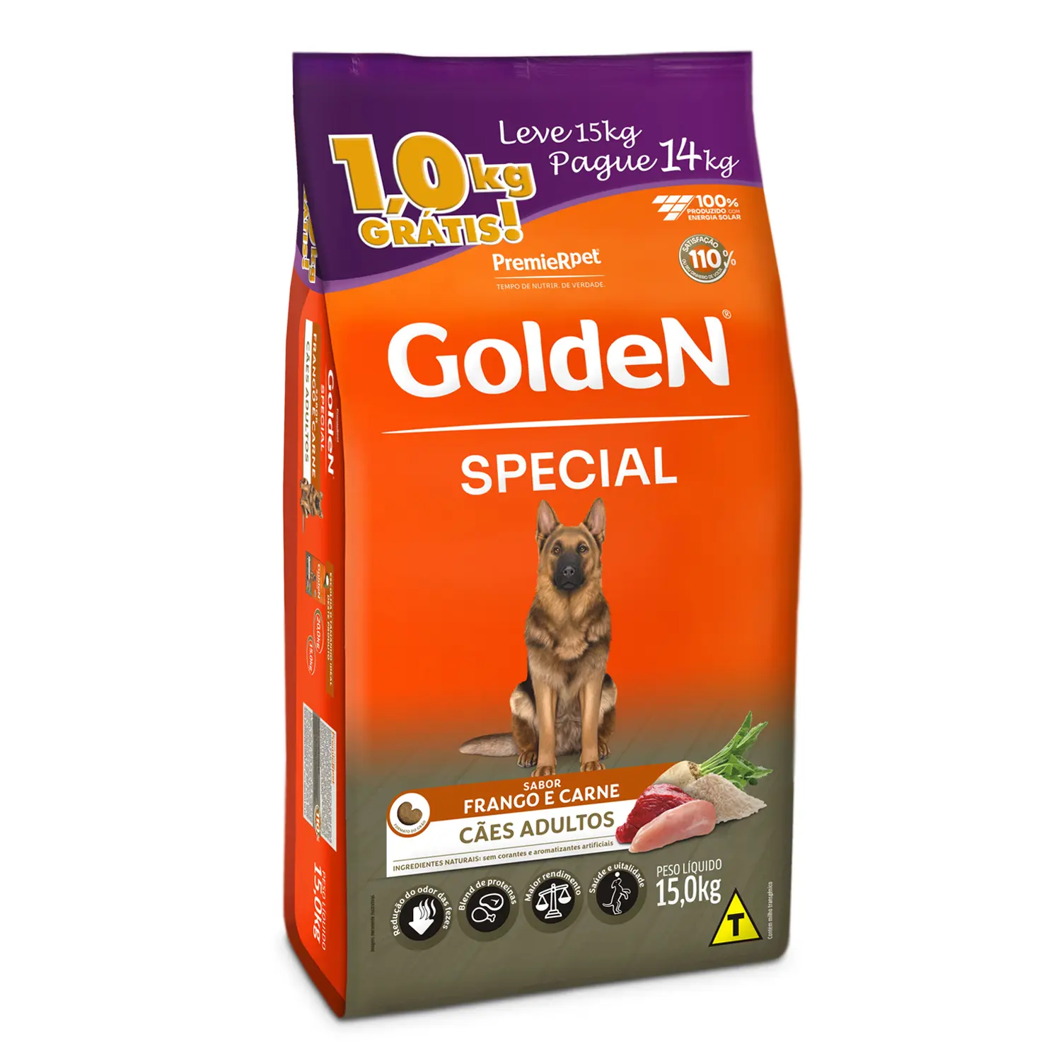 Ração Golden Special para Cães Adultos Frango e Carne