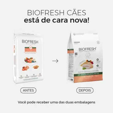 Racao-Biofresh-Caes-Adultos-Racas-Pequenas-e-Minis-1Kg-foto-de-antes-e-depois-da-embalagem-do-produto