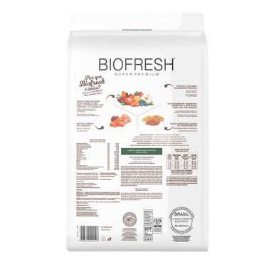 Racao-Biofresh-Caes-Adultos-Racas-Pequenas-e-Minis-15Kg-foto-da-parte-de-tras-da-embalagem