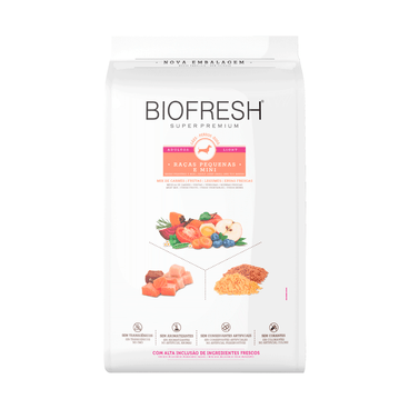 Racao-Biofresh-Light-Caes-Adultos-Racas-Pequenas-e-Minis-101Kg-foto-principal
