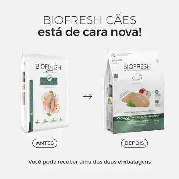 Racao-Biofresh-Caes-Adultos-Racas-Grandes-e-Gigantes-Frango-15Kg-foto-de-antes-e-depois-da-embalagem-do-produto-