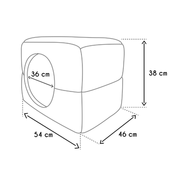 Cama-Iglu-D-Acqua-Fabrica-Pet-Azul-Medidas-