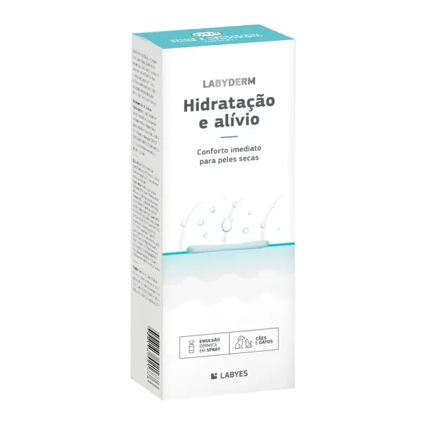 Hidratação e Alívio Labyderm para Cães e Gatos 100 ml