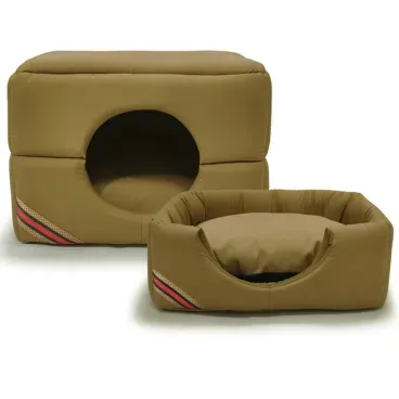 Cama-Iglu-D-Acqua-Fabrica-Pet-Caqui-com-as-duas-formas-de-uso-