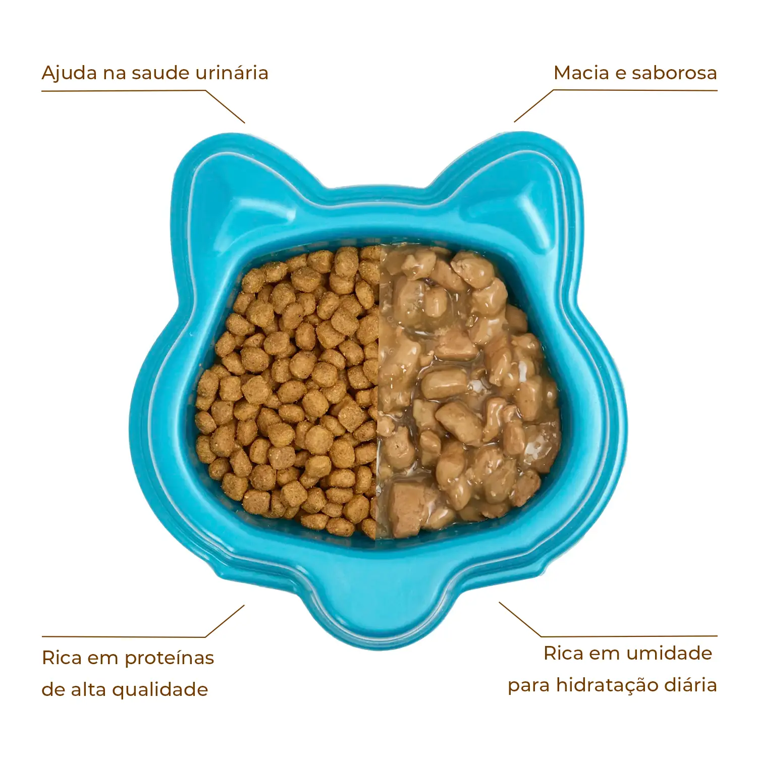 Ração Úmida Joy Gatos Adultos Carne ao Molho