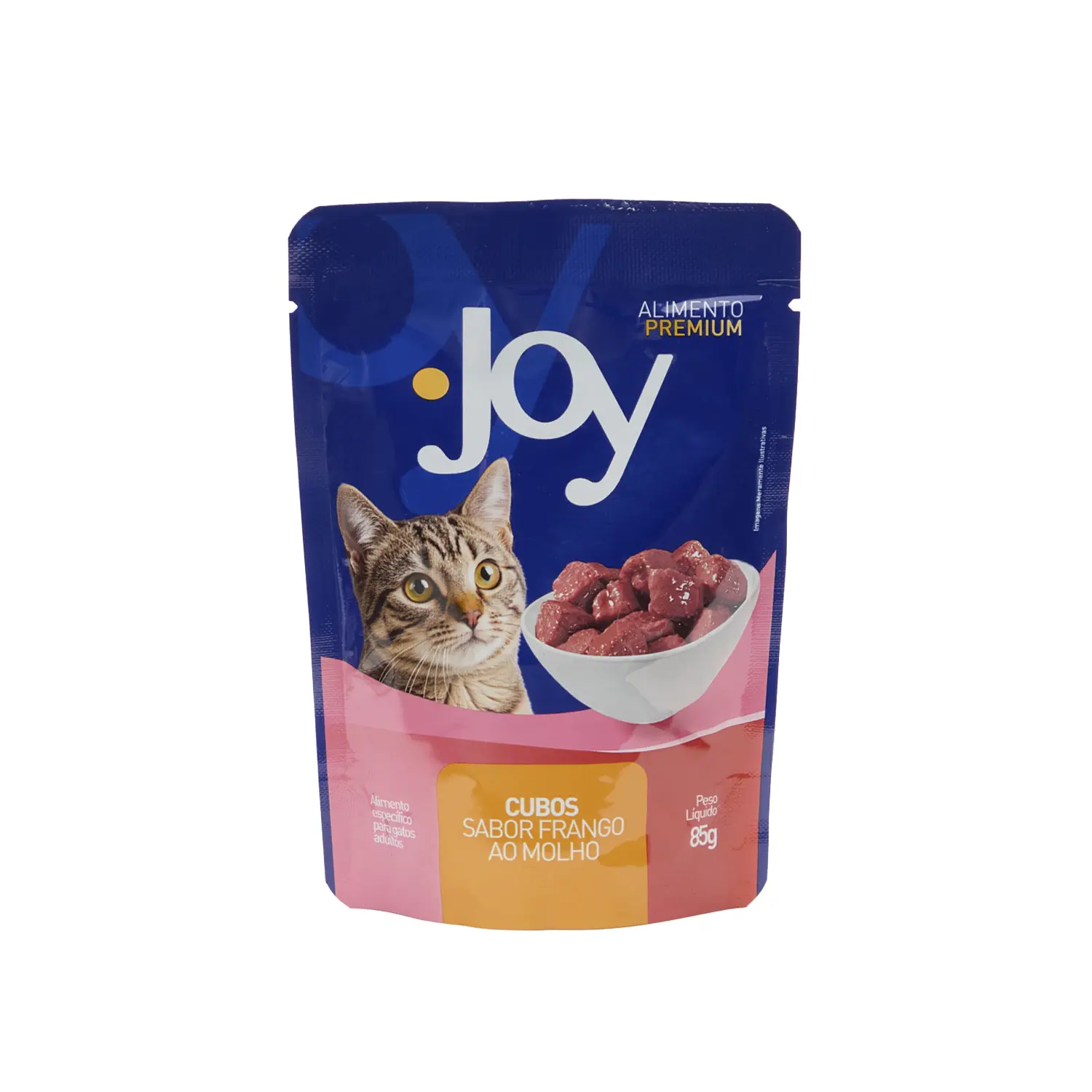 Ração Úmida Joy Gatos Adultos Frango ao Molho