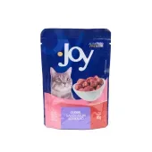 Ração Úmida Joy Gatos Castrados Atum ao Molho