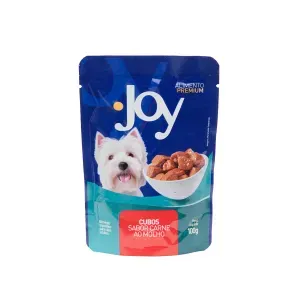 Ração Úmida Joy Cães Adultos Carne ao Molho - 100 g