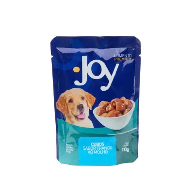 Ração Úmida Joy Cães Filhotes Frango ao Molho