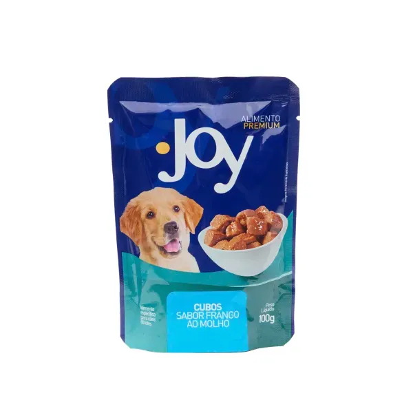 Ração Úmida Joy Cães Filhotes Frango ao Molho 100 g