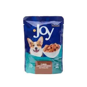 Ração Úmida Joy Cães Adultos Cordeiro ao Molho - 100 g