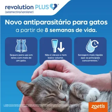 2-Antipulgas Revolution Plus para Gatos