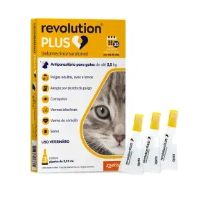 Antipulgas Revolution Plus para Gatos até 2,5 kg