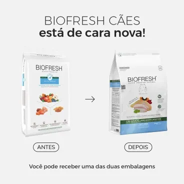 Racao-Biofresh-Caes-Adultos-Racas-Medias-3Kg-foto-da-embalagem-antiga-e-da-nova