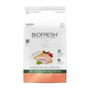 Racao-Biofresh-Caes-Adultos-Racas-Pequenas-e-Minis-1Kg-foto-principal-