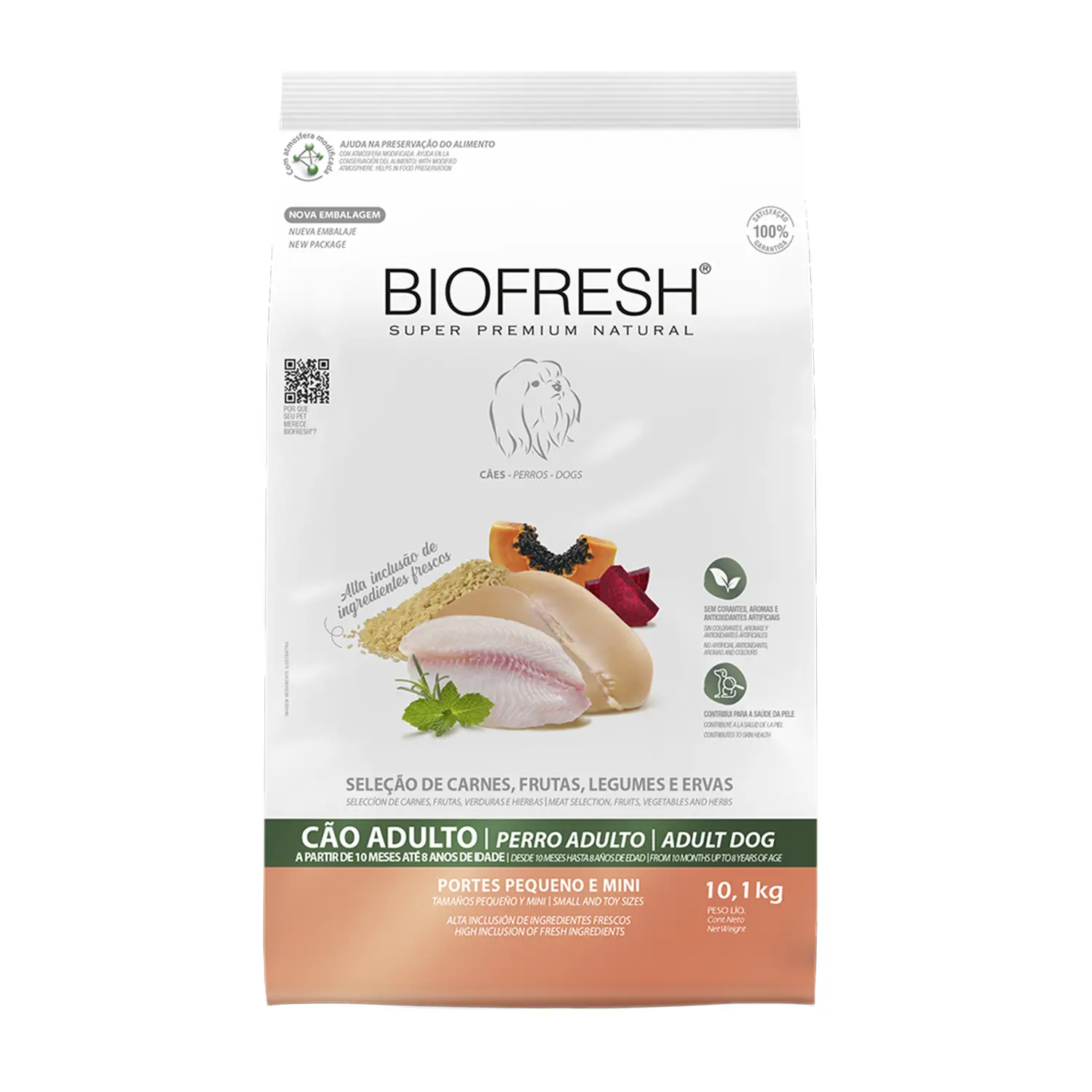 Ração Biofresh Cães Adultos Raças Pequenas e Minis