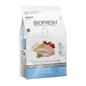 Racao-Biofresh-Caes-Castrados-Racas-Medias-101Kg-foto-da-parte-lateral-da-embalagem-de-racao