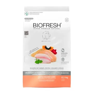 Racao-Biofresh-Caes-Castrados-Racas-Pequenas-e-Minis-101Kg-foto-principal