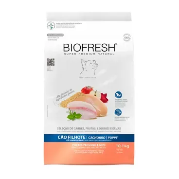 Racao-Biofresh-Caes-Filhotes-Racas-Pequenas-e-Minis-101Kg-foto-principal