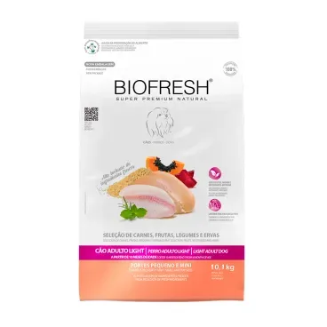 Racao-Biofresh-Light-Caes-Adultos-Racas-Pequenas-e-Minis-101Kg-foto-principal