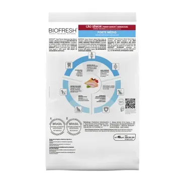Racao-Biofresh-Caes-Senior-Racas-Medias-10Kg-foto-da-parte-de-tras-da-embalagem-da-racao