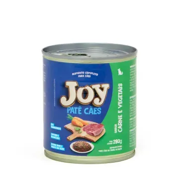 Racao-Umida-Joy-Pate-para-Caes-Adultos-Carne-e-Vegetais-280g-foto-principal