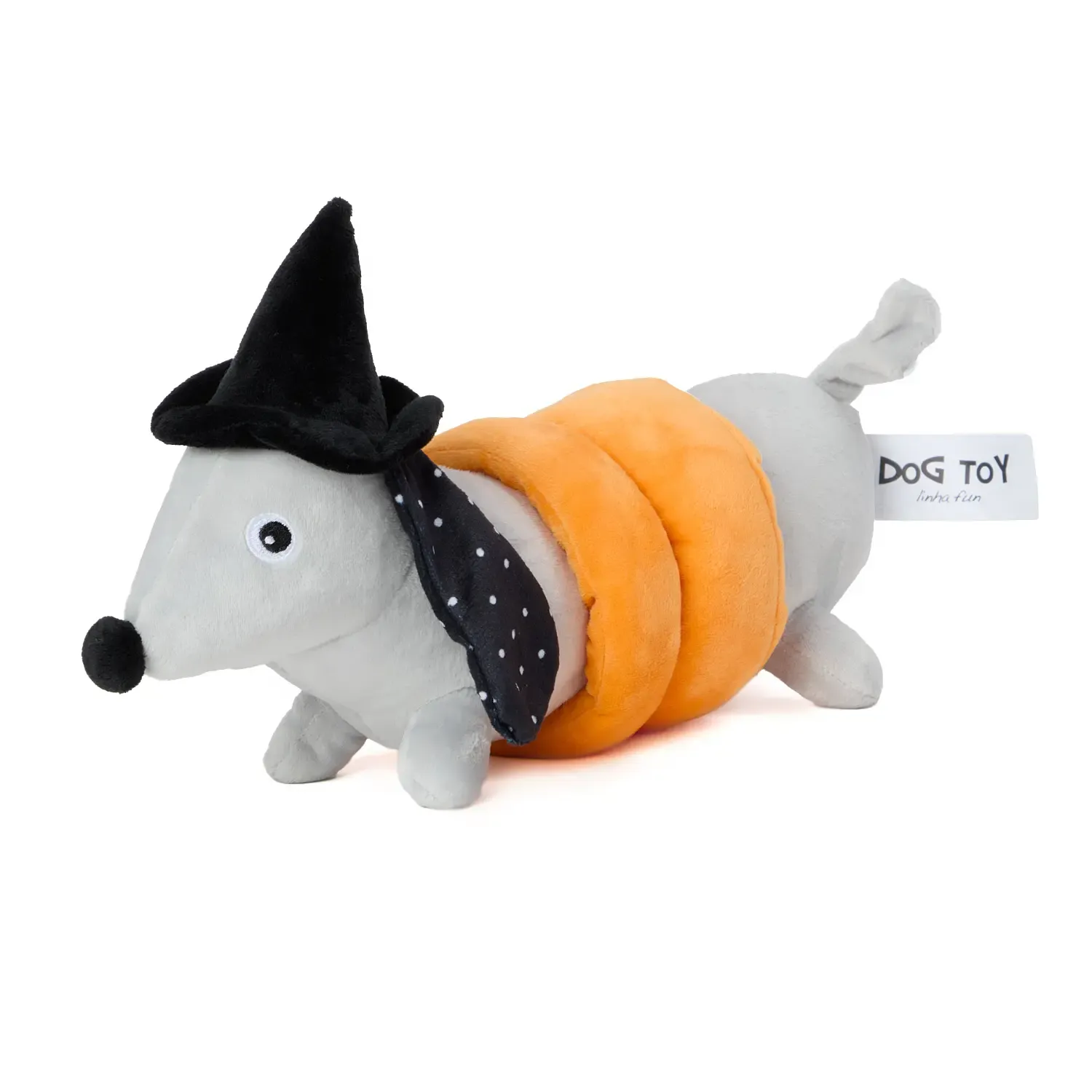 Brinquedo Pelúcia Cachorro Abóbora Savana