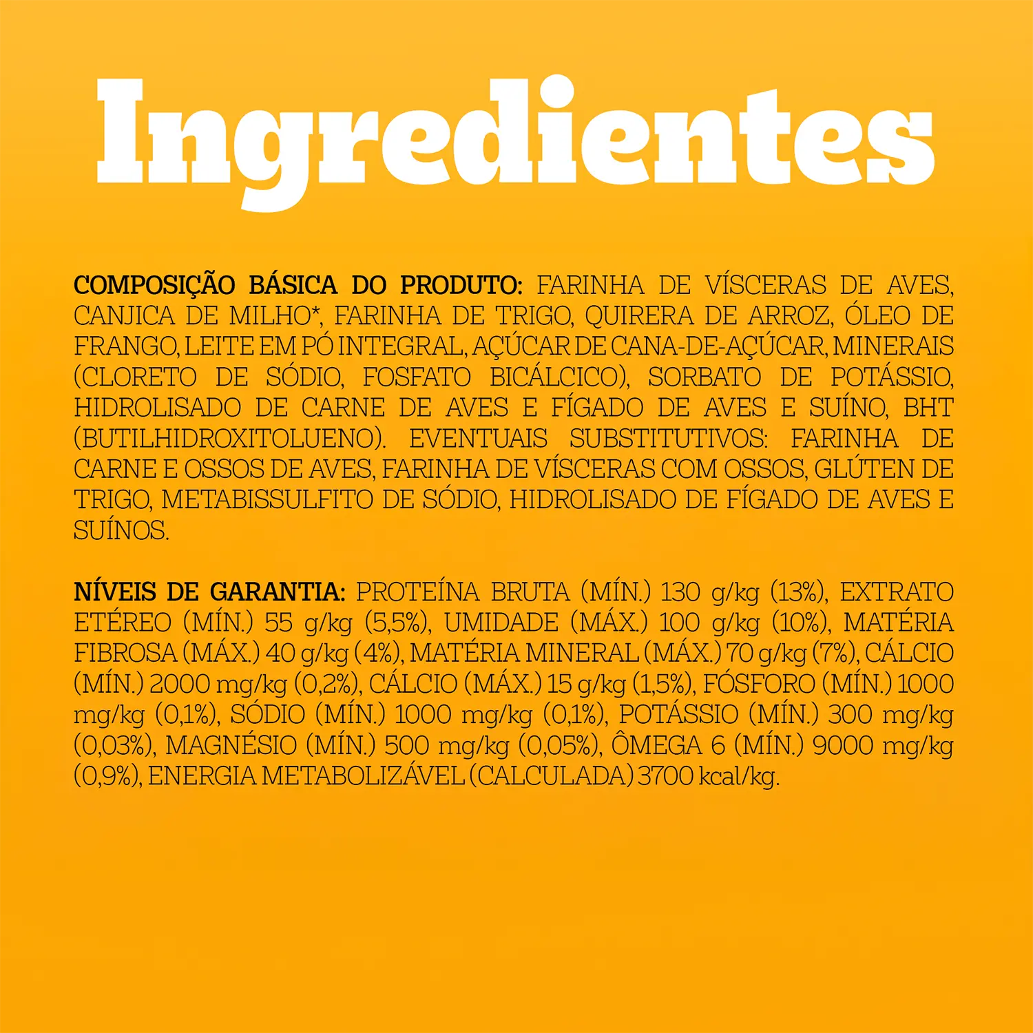 Biscoito-Pedigree-Biscrok-para-Caes-Adultos-Racas-Pequenas-Leite-500g-foto-com-texto-sobre-os-ingredientes-