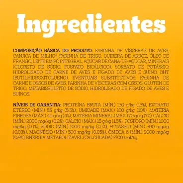 Biscoito-Pedigree-Biscrok-para-Caes-Adultos-Racas-Pequenas-Leite-1Kg-foto-com-texto-sobre-os-ingredientes