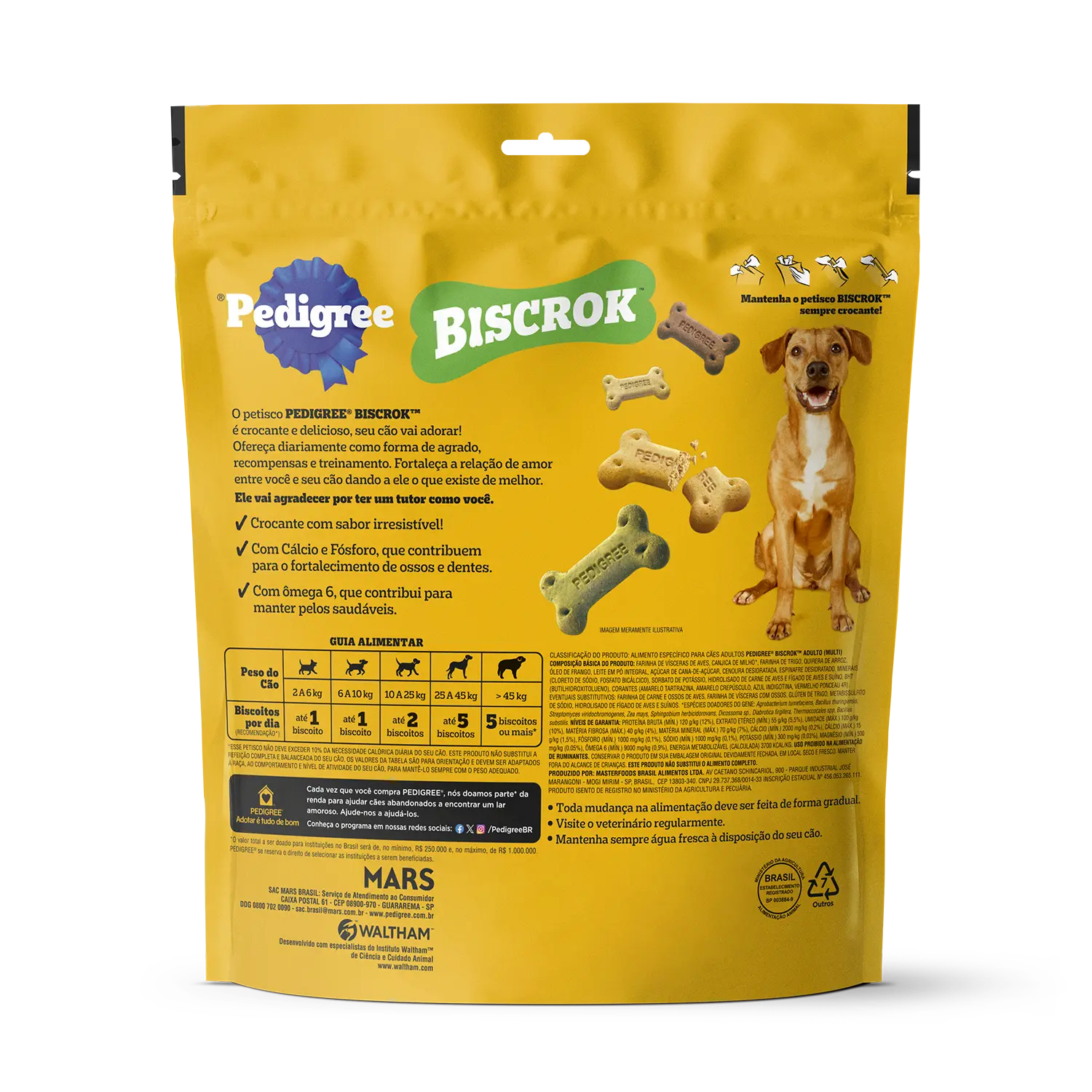 Biscoito Pedigree Biscrok para Cães Adultos Multi