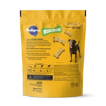 Biscoito-Pedigree-Biscrok-para-Caes-Adultos-Racas-Grandes-Leite-1Kg-foto-a-parte-de-tras-da-embalagem