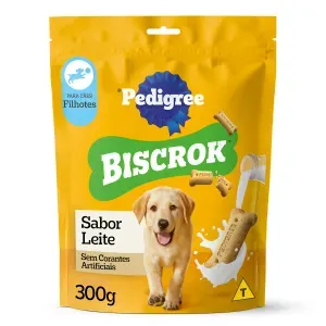 Biscoito Pedigree Biscrok para Cães Filhotes Leite - 300g