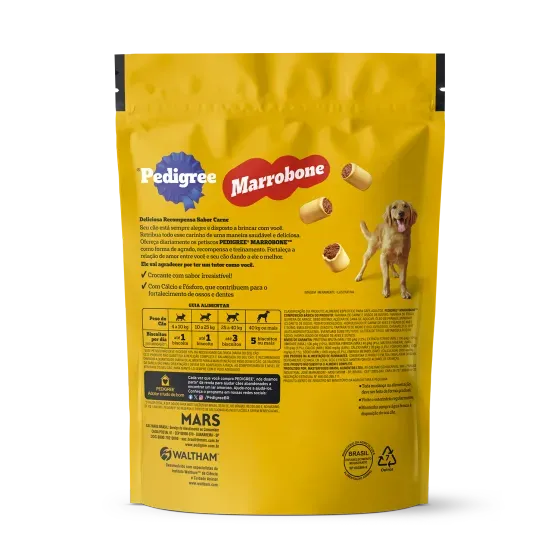 Biscoito Pedigree Marrobone para Cães Adultos Carne 200 g miniatura 2