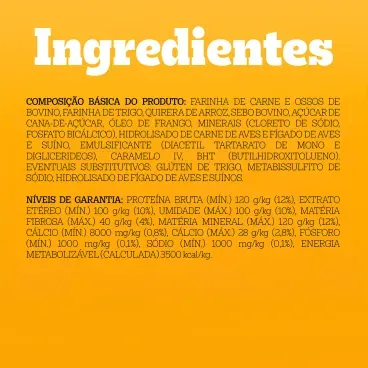 Biscoito-Pedigree-Marrobone-para-Caes-Adultos-Carne-200g-foto-com-texto-sobre-os-ingredientes-