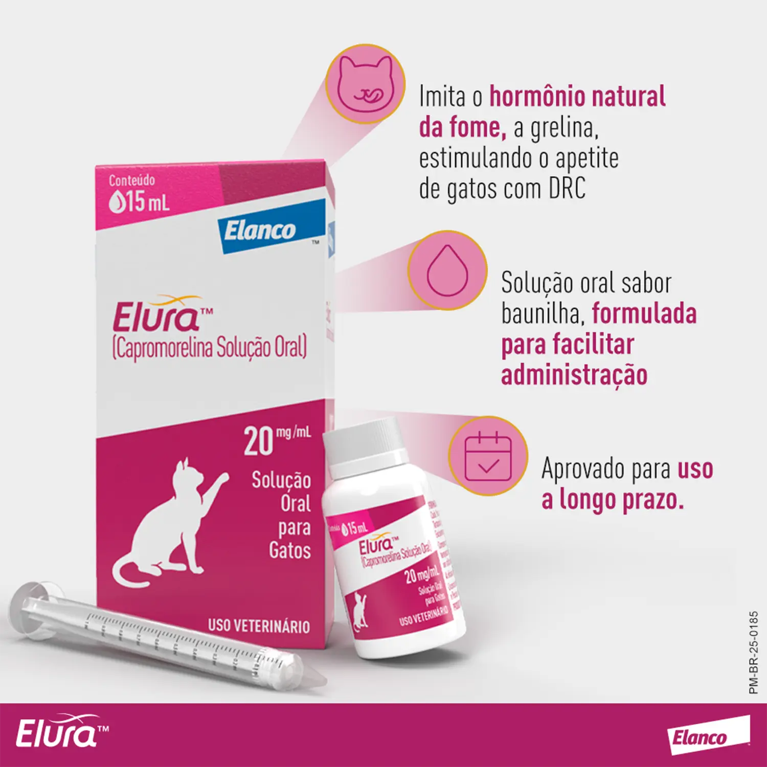 Elura Solução Oral para Gatos 20mg/ml