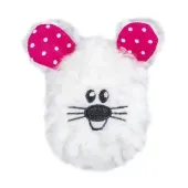 Brinquedo Ratinho Pelúcia Branco Flicks