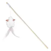 Varinha para Gatos Pelúcia e Pena Flicks