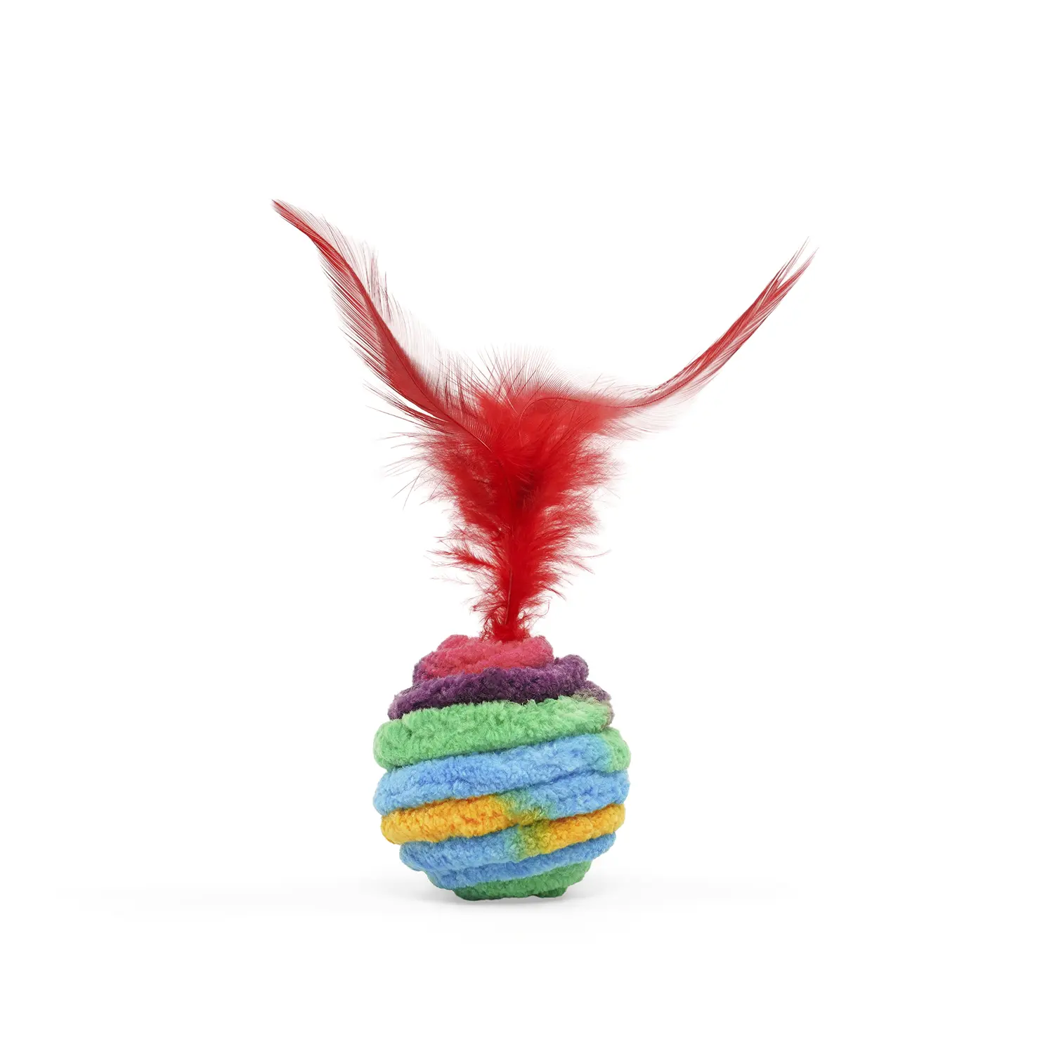 Brinquedo para Gatos Pelúcia Bola com Penas Flicks