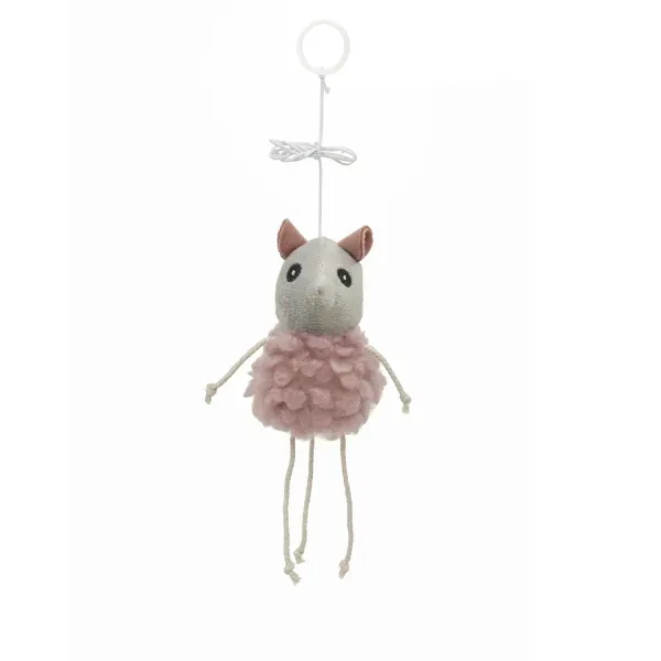 Brinquedo para Gatos Pelúcia Ratinho Rosa Flicks Único