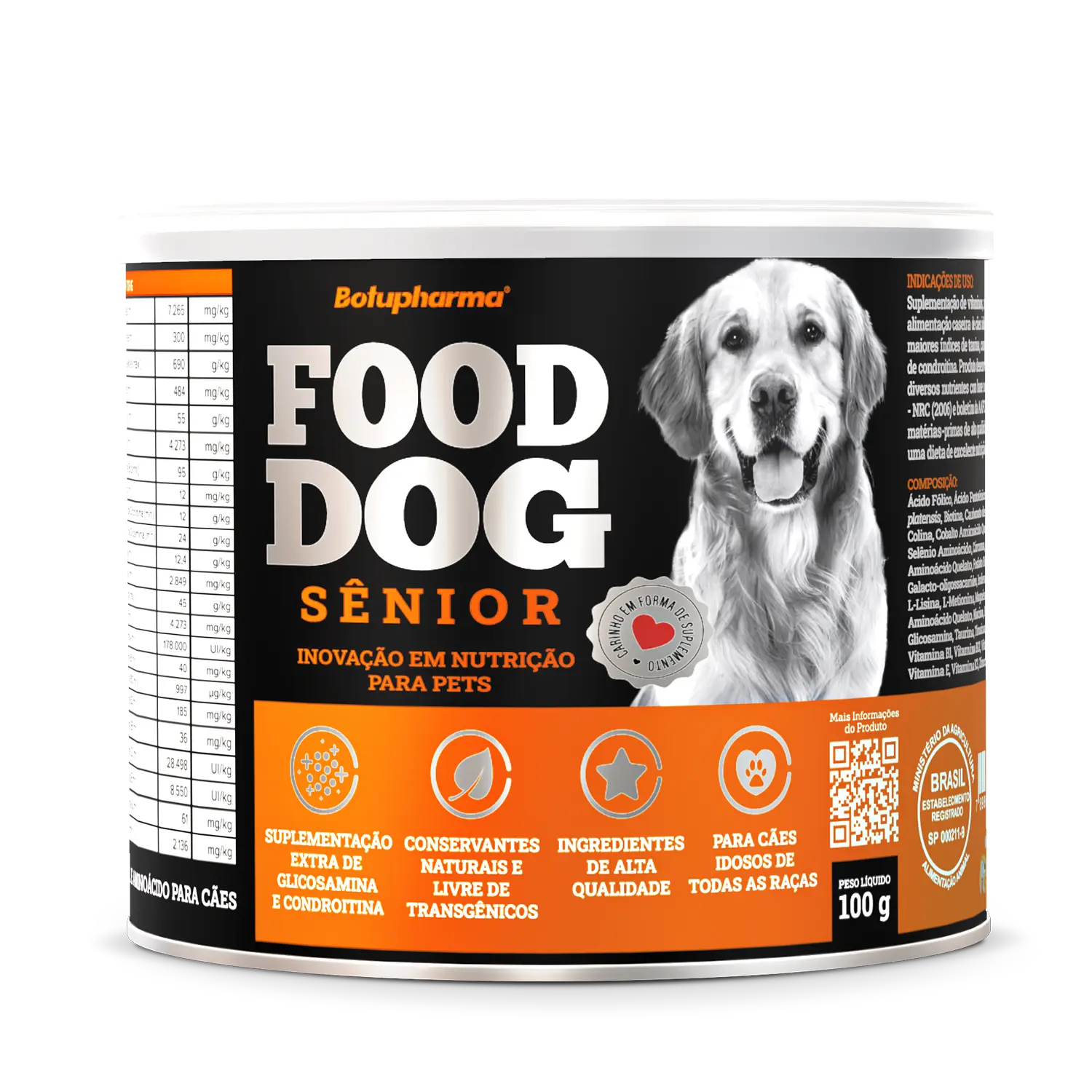 Food Dog Sênior Suplemento  Alimentar