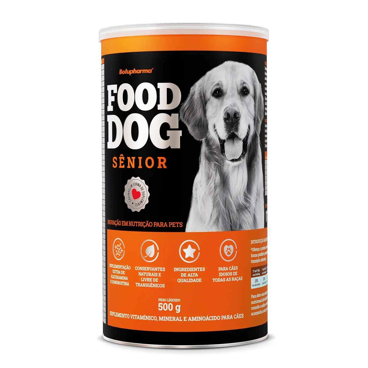 Food Dog Sênior Suplemento  Alimentar