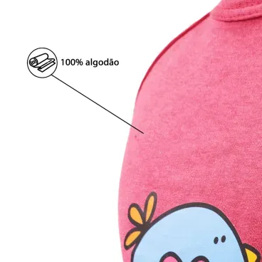 Vestido-Pintinho-Coral-Fabrica-Pet-tamanho-P-foto-de-detalhe-com-texto-sobre-a-composicao-da-peca