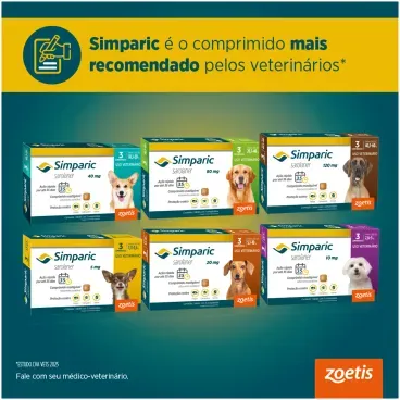 3-Antipulgas Simparic para Caes Imagem complementar