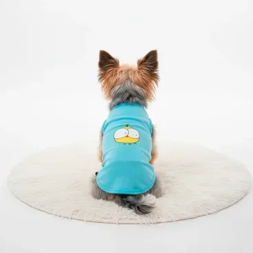 Regata-Pintinho-Azul-Fabrica-Pet-tamanho-PP-foto-da-regata-no-pet