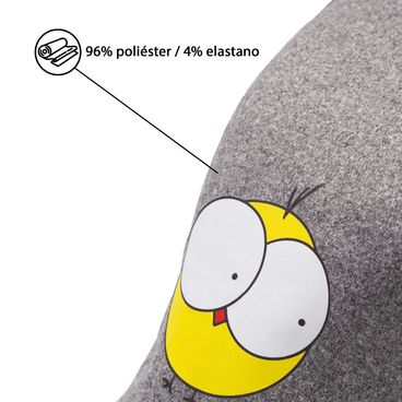 Regata-Pintinho-Cinza-Fabrica-Pet-tamanho-P-foto-de-detalhe-com-texto-sobre-a-composicao-da-peca