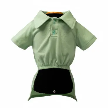 Polo-Malha-Sapo-Verde-Fabrica-Pet-tamanho-PP-foto-da-parte-da-frente