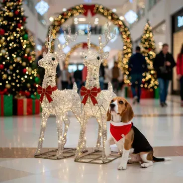 Bandana-Natal-Vermelha-Fabrica-Pet-tamanho-M-foto-da-regata-no-pet